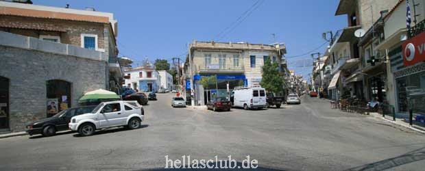 Village Aliveri, Island Evia, Greece